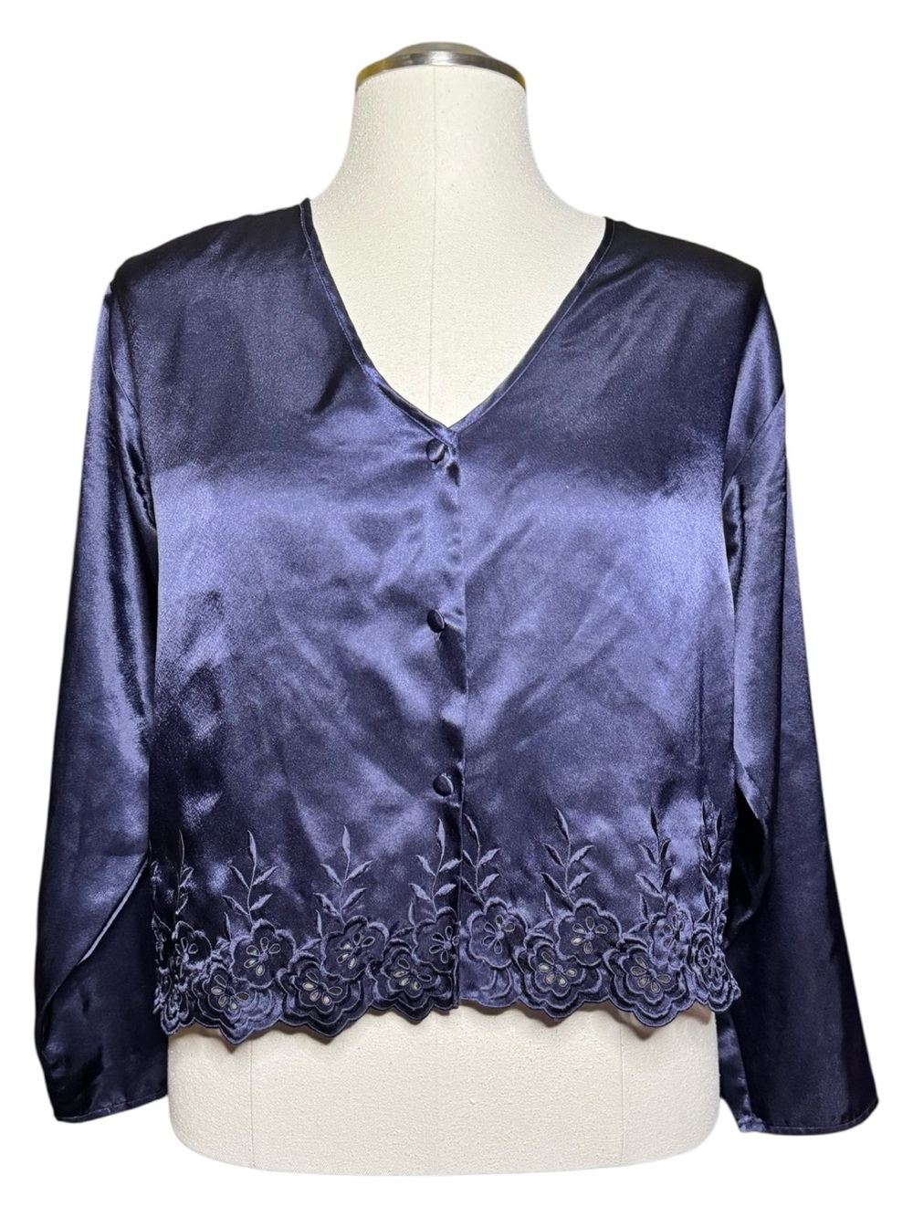 Victoria's Secret Gold Label Embroidered Vintage Fall Top
